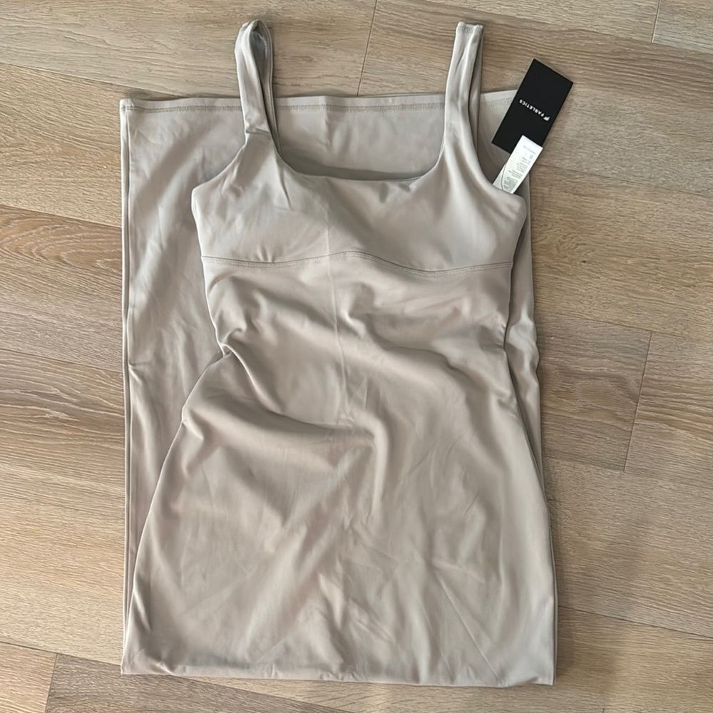 Fabletics tan dress